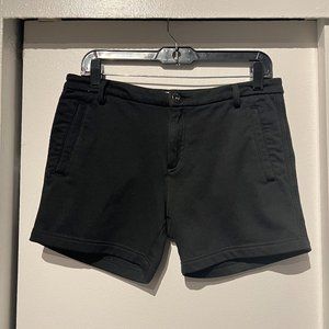 Parke & Ronen Black French Terry Knit Holler Short